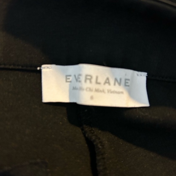 Everlane The Stretch Black Ponte Skinny Ankle Pants Size 6 - Picture 10 of 12